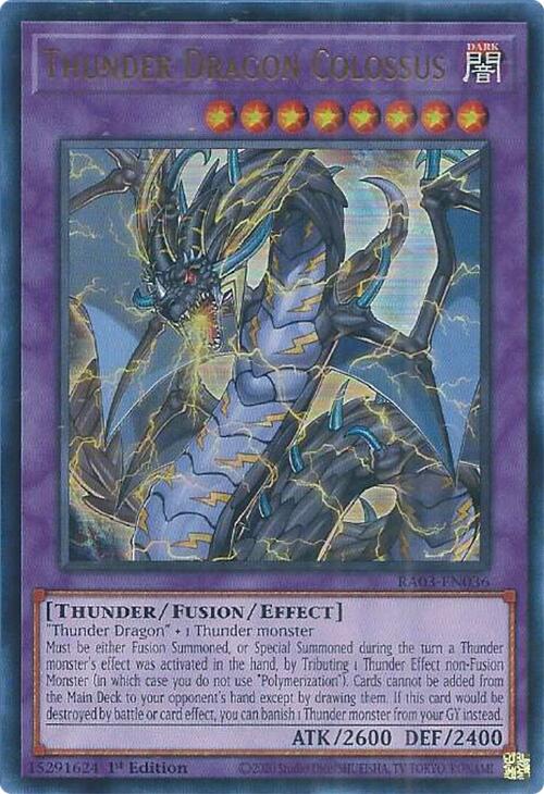 Thunder Dragon Colossus (UR) [RA03-EN036] Ultra Rare | The Time Vault CA