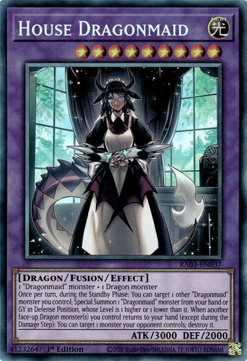 House Dragonmaid (CR) [RA03-EN037] Prismatic Collector's Rare | The Time Vault CA