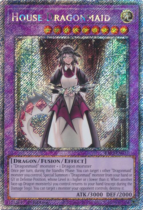 House Dragonmaid (Platinum Secret Rare) [RA03-EN037] Platinum Secret Rare | The Time Vault CA