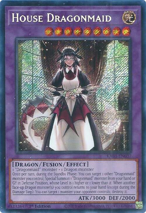 House Dragonmaid (Secret Rare) [RA03-EN037] Secret Rare | The Time Vault CA