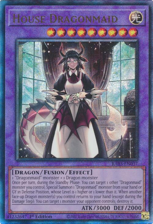 House Dragonmaid (UTR) [RA03-EN037] Prismatic Ultimate Rare | The Time Vault CA