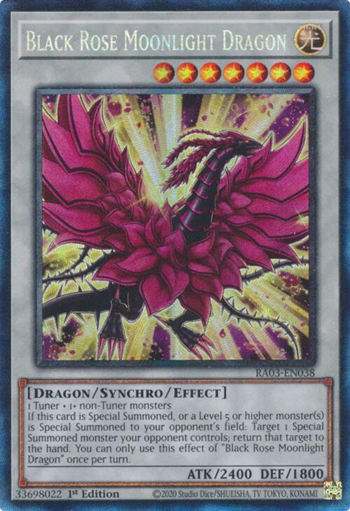 Black Rose Moonlight Dragon (CR) [RA03-EN038] Prismatic Collector's Rare | The Time Vault CA