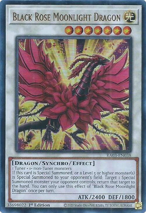 Black Rose Moonlight Dragon (UR) [RA03-EN038] Ultra Rare | The Time Vault CA