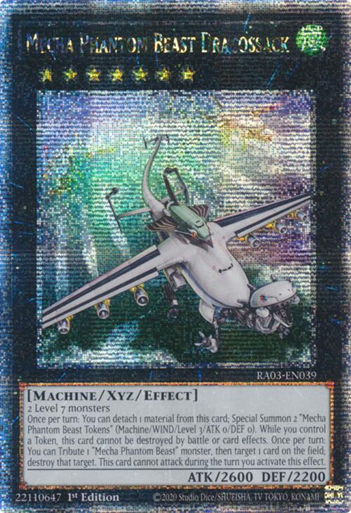 Mecha Phantom Beast Dracossack (Quarter Century Secret Rare) [RA03-EN039] Quarter Century Secret Rare | The Time Vault CA