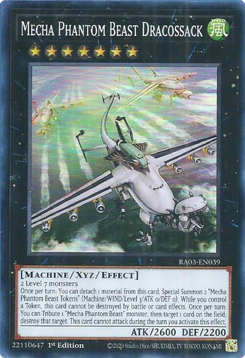 Mecha Phantom Beast Dracossack [RA03-EN039] Super Rare | The Time Vault CA