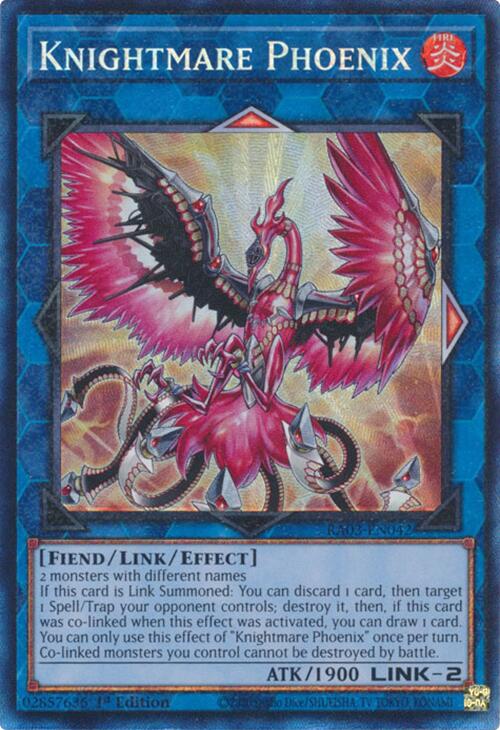 Knightmare Phoenix (CR) [RA03-EN042] Prismatic Collector's Rare | The Time Vault CA