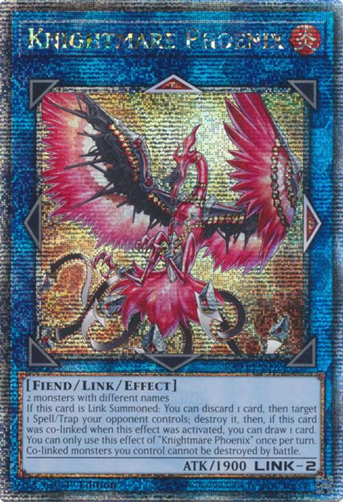 Knightmare Phoenix (Quarter Century Secret Rare) [RA03-EN042] Quarter Century Secret Rare | The Time Vault CA