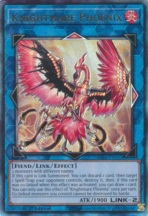 Knightmare Phoenix (UTR) [RA03-EN042] Prismatic Ultimate Rare | The Time Vault CA