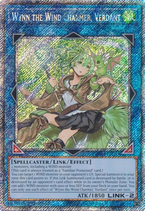 Wynn the Wind Charmer, Verdant (Platinum Secret Rare) [RA03-EN045] Platinum Secret Rare | The Time Vault CA