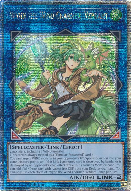 Wynn the Wind Charmer, Verdant (Quarter Century Secret Rare) [RA03-EN045] Quarter Century Secret Rare | The Time Vault CA