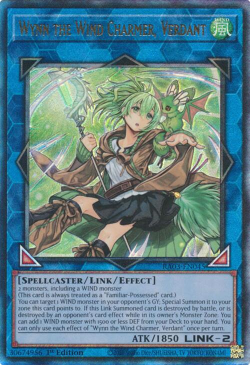 Wynn the Wind Charmer, Verdant (UTR) [RA03-EN045] Prismatic Ultimate Rare | The Time Vault CA