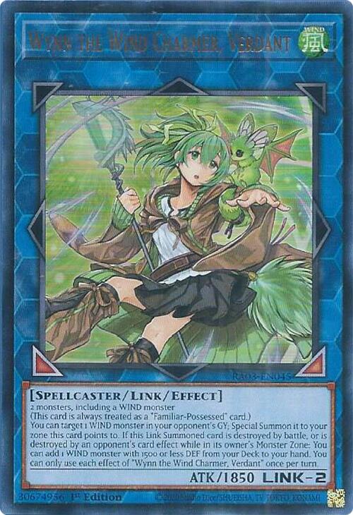 Wynn the Wind Charmer, Verdant (UR) [RA03-EN045] Ultra Rare | The Time Vault CA