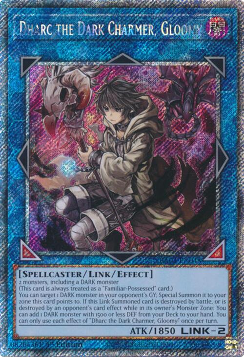 Dharc the Dark Charmer, Gloomy (Platinum Secret Rare) [RA03-EN048] Platinum Secret Rare | The Time Vault CA