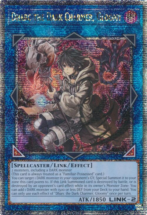 Dharc the Dark Charmer, Gloomy (Quarter Century Secret Rare) [RA03-EN048] Quarter Century Secret Rare | The Time Vault CA