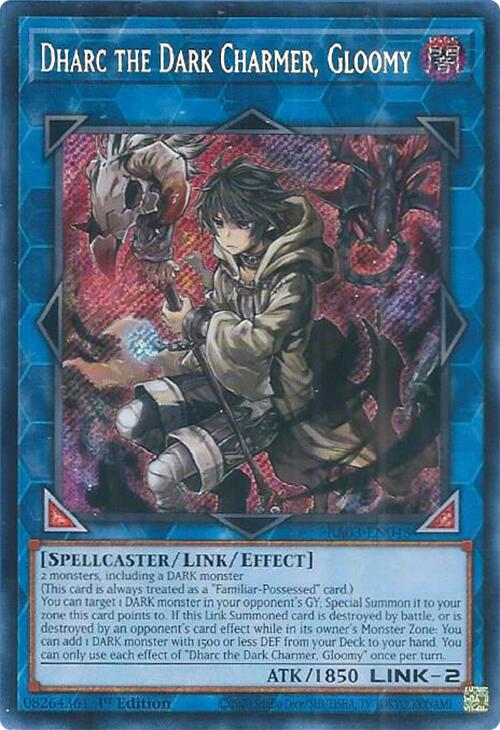 Dharc the Dark Charmer, Gloomy (Secret Rare) [RA03-EN048] Secret Rare | The Time Vault CA