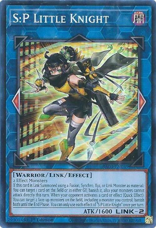 S:P Little Knight [RA03-EN049] Super Rare | The Time Vault CA