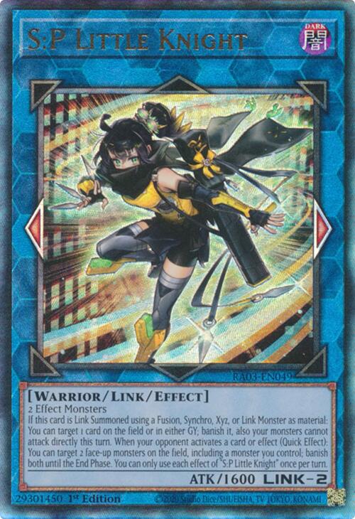 S:P Little Knight (UTR) [RA03-EN049] Prismatic Ultimate Rare | The Time Vault CA