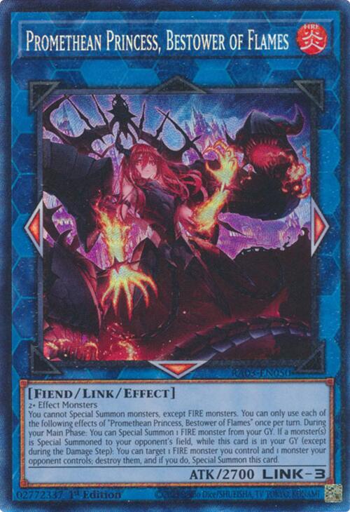 Promethean Princess, Bestower of Flames (CR) [RA03-EN050] Prismatic Collector's Rare | The Time Vault CA