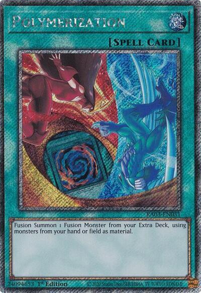 Polymerization (Platinum Secret Rare) [RA03-EN051] Platinum Secret Rare | The Time Vault CA