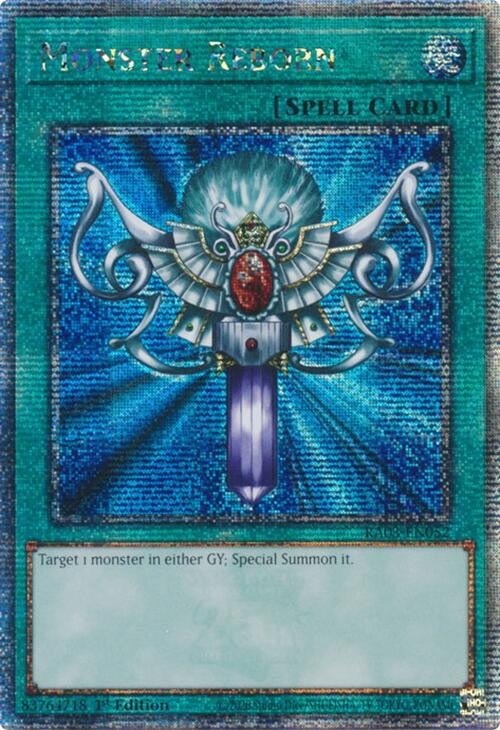 Monster Reborn (Quarter Century Secret Rare) [RA03-EN052] Quarter Century Secret Rare | The Time Vault CA