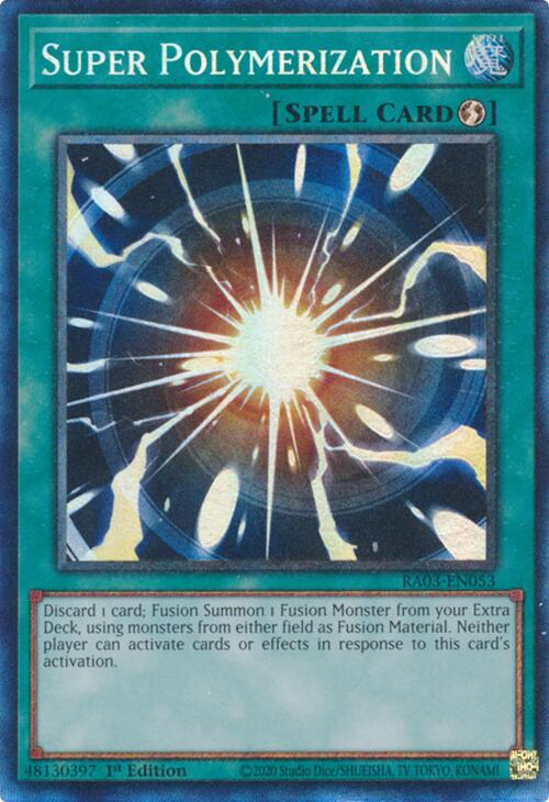 Super Polymerization (CR) [RA03-EN053] Prismatic Collector's Rare | The Time Vault CA