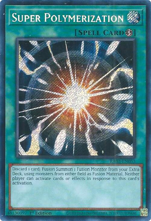 Super Polymerization (Secret Rare) [RA03-EN053] Secret Rare | The Time Vault CA