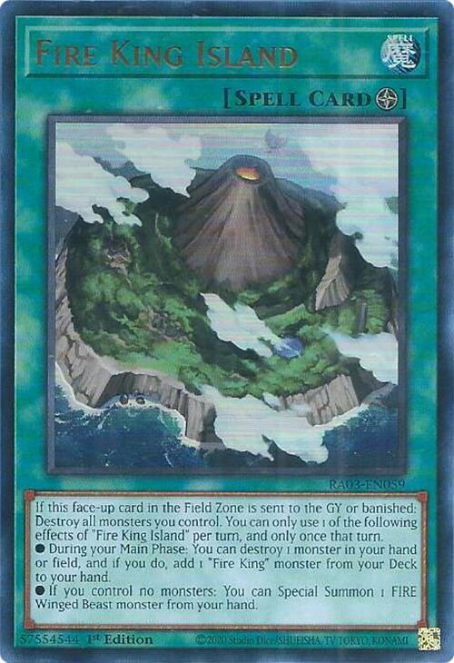 Fire King Island (UR) [RA03-EN059] Ultra Rare | The Time Vault CA