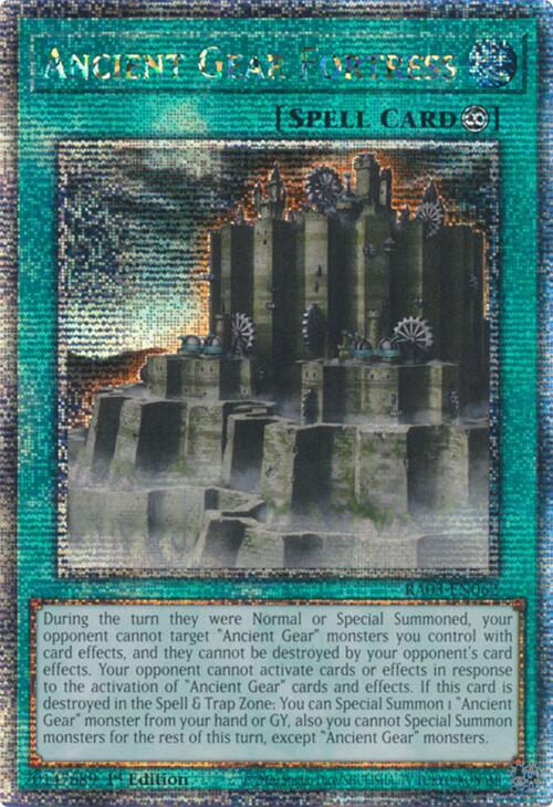 Ancient Gear Fortress (Quarter Century Secret Rare) [RA03-EN062] Quarter Century Secret Rare | The Time Vault CA