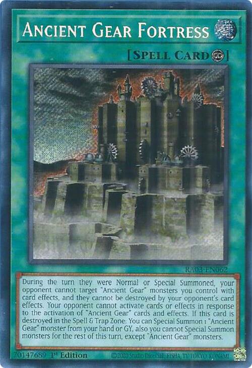 Ancient Gear Fortress (Secret Rare) [RA03-EN062] Secret Rare | The Time Vault CA