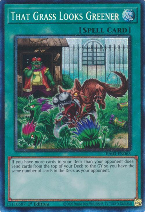 That Grass Looks Greener (CR) [RA03-EN063] Prismatic Collector's Rare | The Time Vault CA