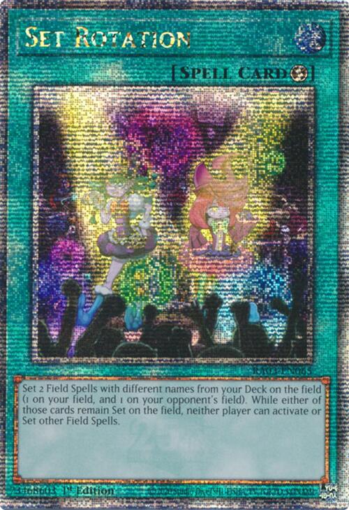 Set Rotation (Quarter Century Secret Rare) [RA03-EN065] Quarter Century Secret Rare | The Time Vault CA