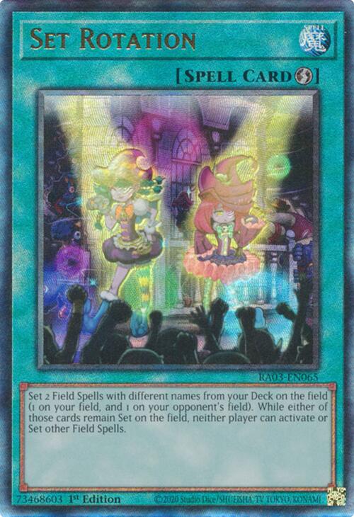 Set Rotation (UTR) [RA03-EN065] Prismatic Ultimate Rare | The Time Vault CA