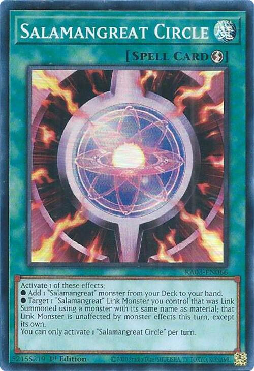 Salamangreat Circle [RA03-EN066] Super Rare | The Time Vault CA