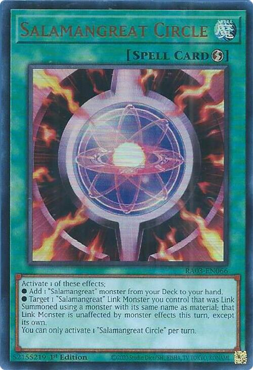 Salamangreat Circle (UR) [RA03-EN066] Ultra Rare | The Time Vault CA