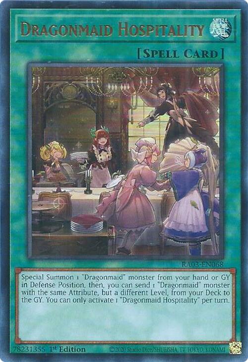 Dragonmaid Hospitality (UR) [RA03-EN068] Ultra Rare | The Time Vault CA