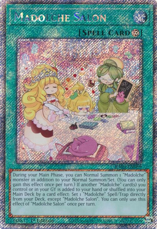 Madolche Salon (Platinum Secret Rare) [RA03-EN069] Platinum Secret Rare | The Time Vault CA