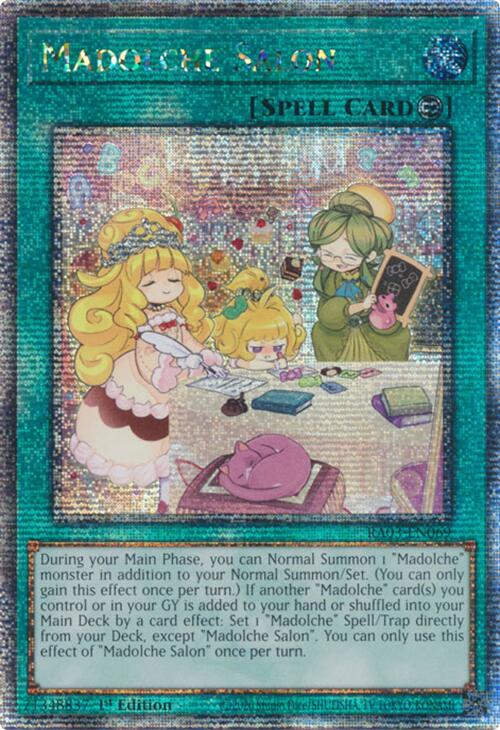 Madolche Salon (Quarter Century Secret Rare) [RA03-EN069] Quarter Century Secret Rare | The Time Vault CA