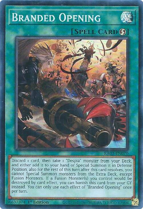 Branded Opening [RA03-EN070] Super Rare | The Time Vault CA