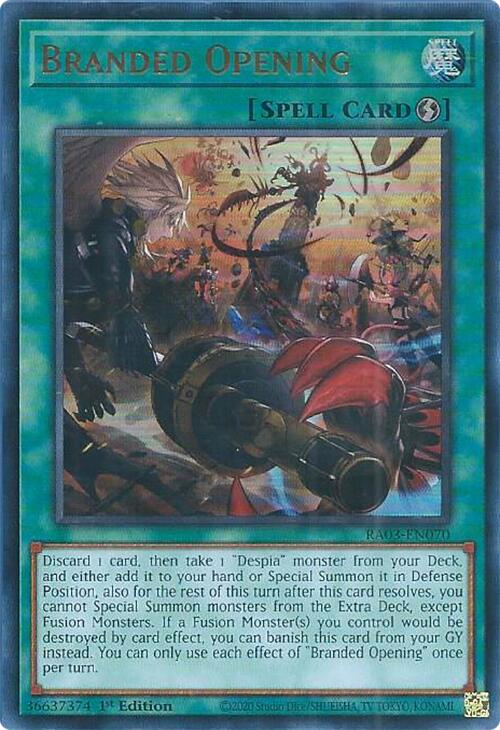 Branded Opening (UR) [RA03-EN070] Ultra Rare | The Time Vault CA
