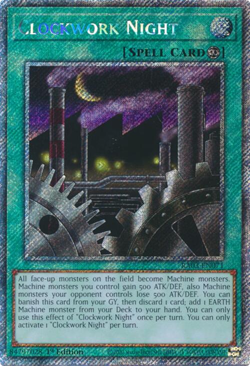 Clockwork Night (Platinum Secret Rare) [RA03-EN071] Platinum Secret Rare | The Time Vault CA