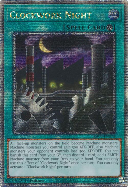 Clockwork Night (Quarter Century Secret Rare) [RA03-EN071] Quarter Century Secret Rare | The Time Vault CA