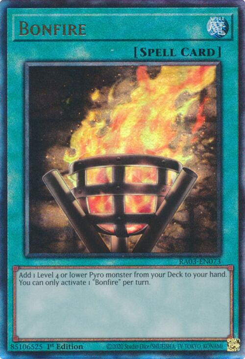 Bonfire (UTR) [RA03-EN073] Prismatic Ultimate Rare | The Time Vault CA