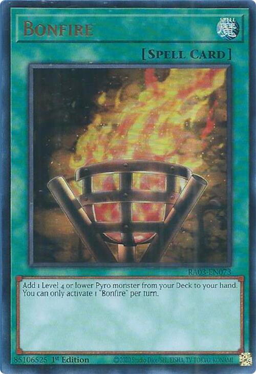 Bonfire (UR) [RA03-EN073] Ultra Rare | The Time Vault CA