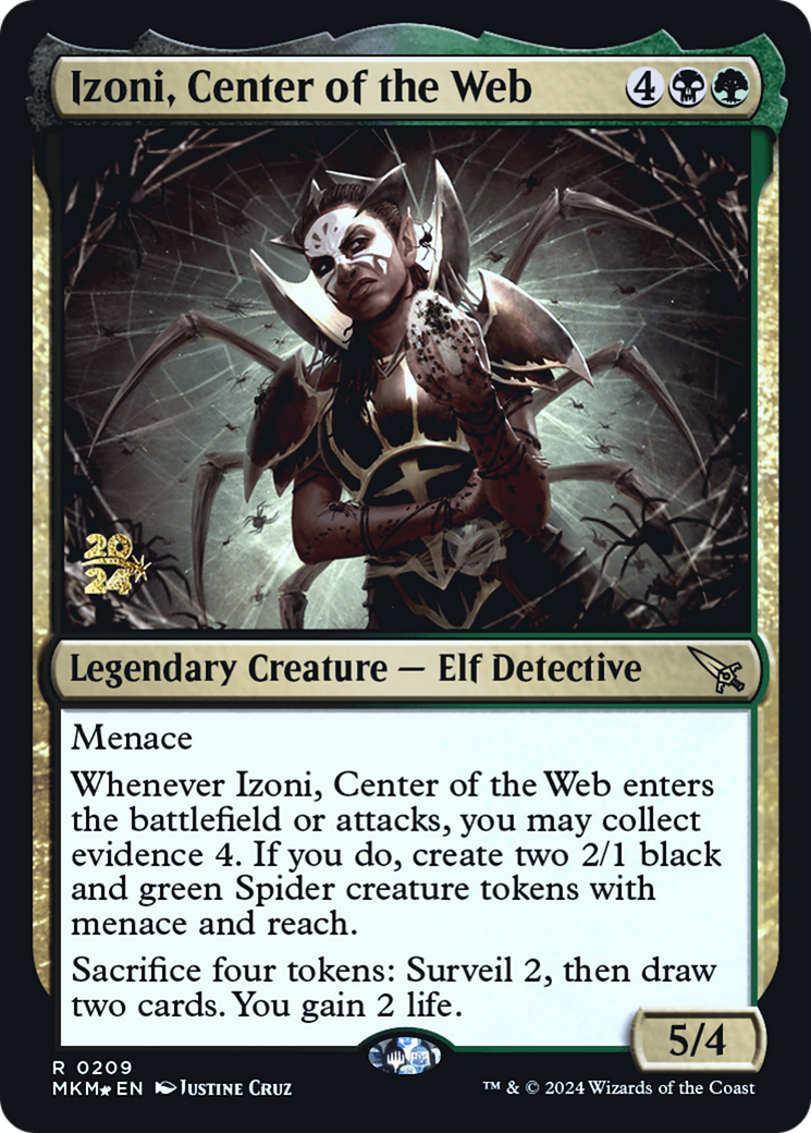 Izoni, Center of the Web [Murders at Karlov Manor Prerelease Promos] | The Time Vault CA