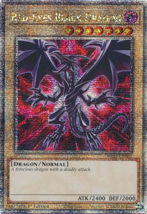 Red-Eyes Black Dragon (Quarter Century Secret Rare) [RA03-EN081] Quarter Century Secret Rare | The Time Vault CA