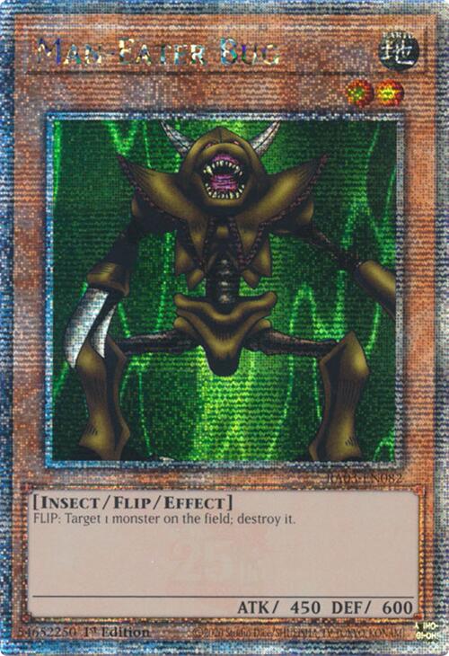 Man-Eater Bug (Quarter Century Secret Rare) [RA03-EN082] Quarter Century Secret Rare | The Time Vault CA