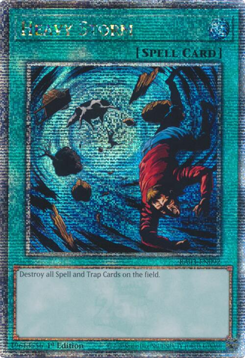 Heavy Storm (Quarter Century Secret Rare) [RA03-EN092] Quarter Century Secret Rare | The Time Vault CA