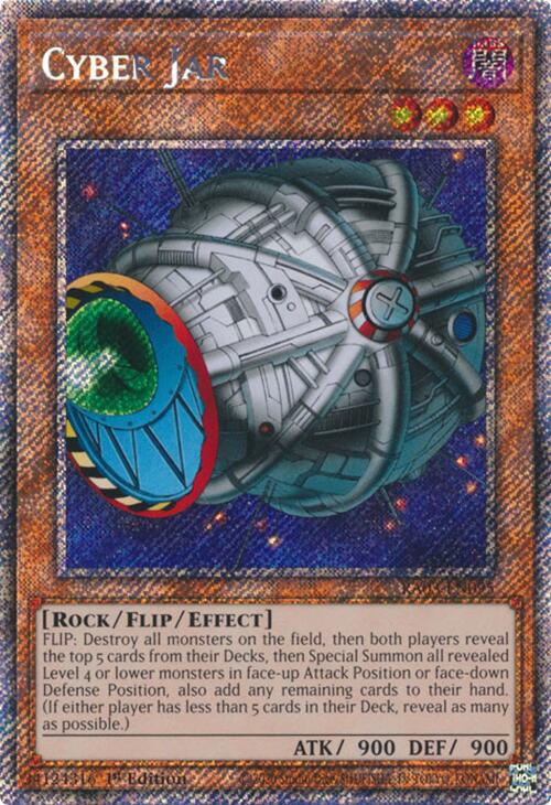 Cyber Jar (Platinum Secret Rare) [RA03-EN095] Platinum Secret Rare | The Time Vault CA