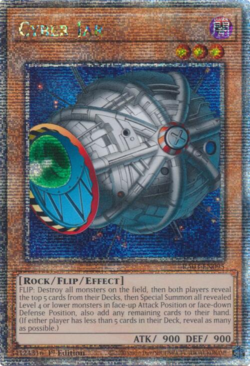 Cyber Jar (Quarter Century Secret Rare) [RA03-EN095] Quarter Century Secret Rare | The Time Vault CA