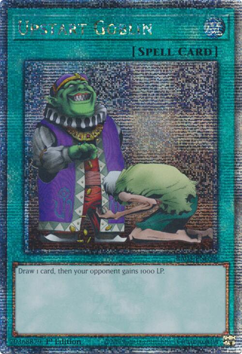 Upstart Goblin (Quarter Century Secret Rare) [RA03-EN096] Quarter Century Secret Rare | The Time Vault CA